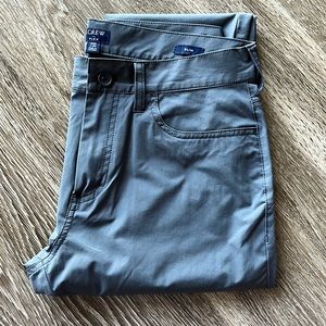 30x30 J.Crew Slim Tech Khakis.